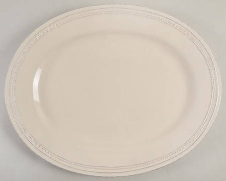 Antique Bead 18" Oval Serving Platter