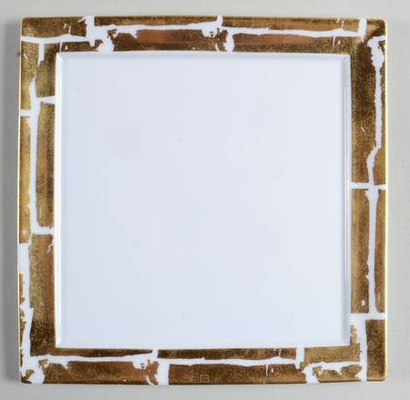 Feuille d'Or Square Salad Plate