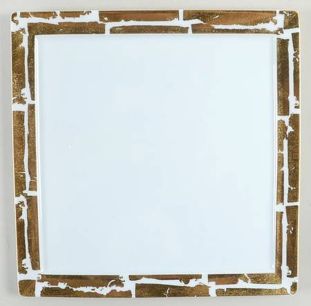 Feuille d'Or Square Dinner Plate