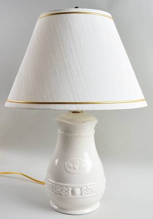 Claddagh Collection 19" Electric Lamp & Shade