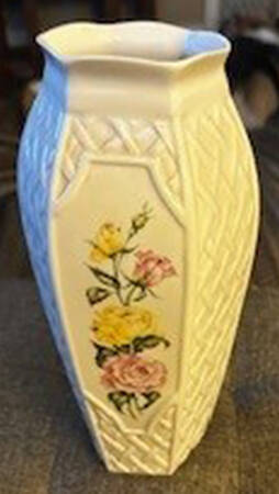 Cottage Rose Collection 10" Vase
