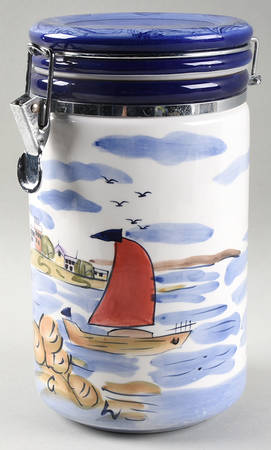 Nantucket Collection Extra Large Canister & Lid