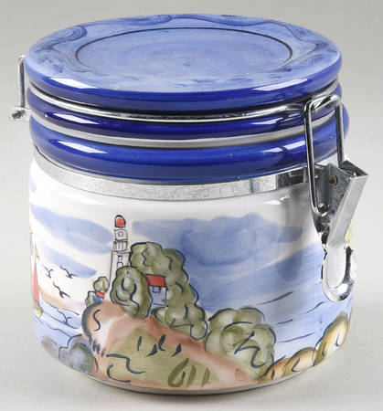 Nantucket Collection Small Canister & Lid
