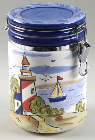 Nantucket Collection Large Canister & Lid
