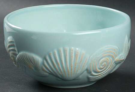Seashell Collection Aqua Soup/Cereal Bowl
