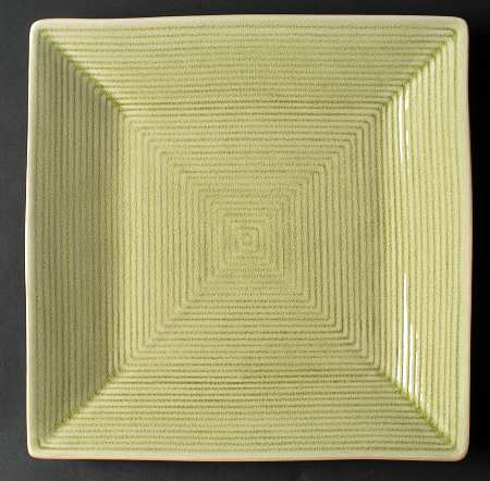 Square Lines Lime Green by Baum Brothers