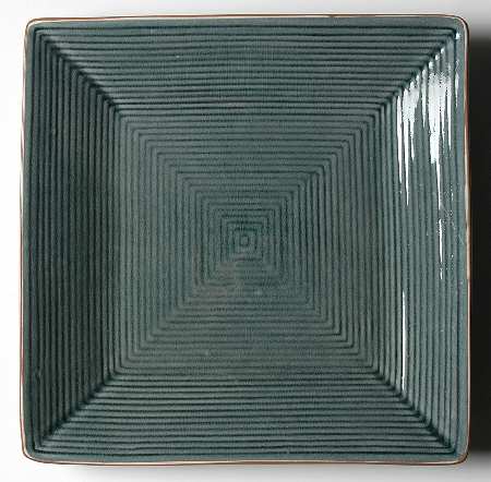 Square Lines Denim Blue by Baum Brothers