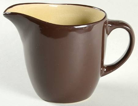 Attic Heirlooms Brown Creamer