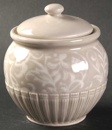 Estate Damask Sugar Bowl & Lid