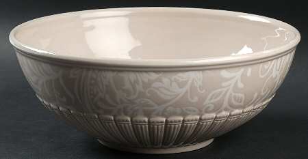 Estate Damask 10" Large Salad Serving Bowl