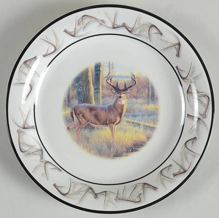 Old Mossy Horns Salad Plate