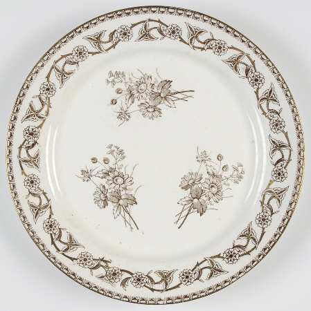 Yosemite Brown (Gold Trim) Dinner Plate