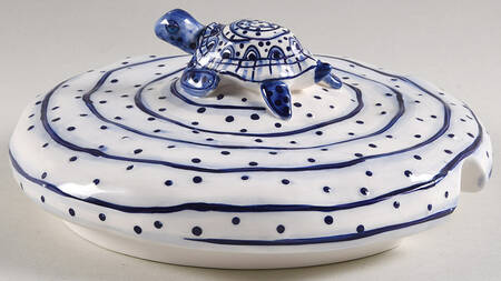 Blue Delft Tureen & Lid w/Ladle