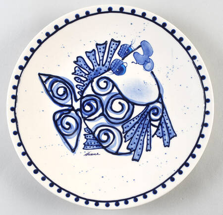 Blue Delft Dinner Plate