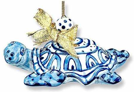 Blue Delft Ornament