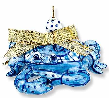 Blue Delft Ornament