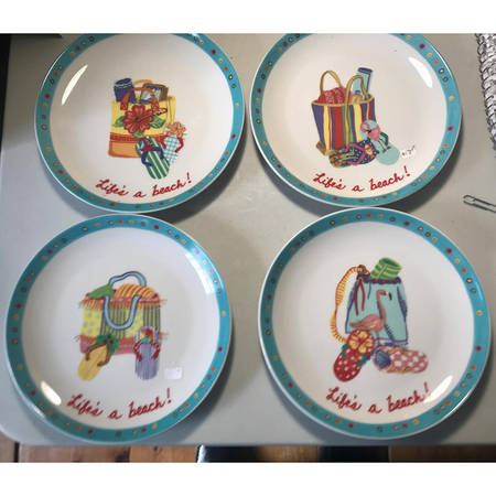 Life's a Beach Bread & Butter Plate