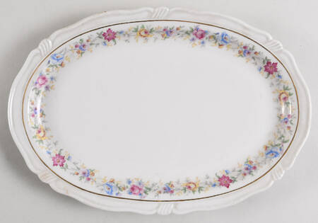 BTH222 11" Oval Serving Platter by Bareuther & Co