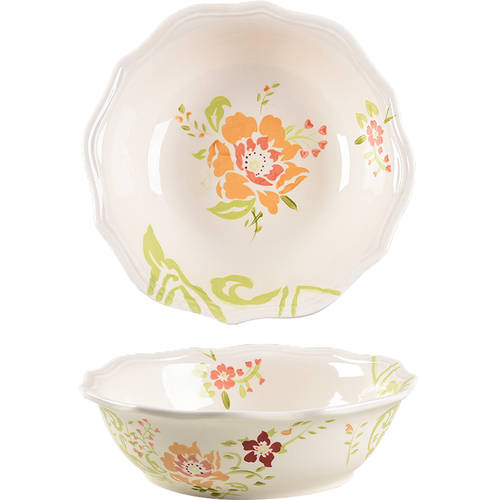 Citrus Blossoms 10" Round Vegetable Bowl