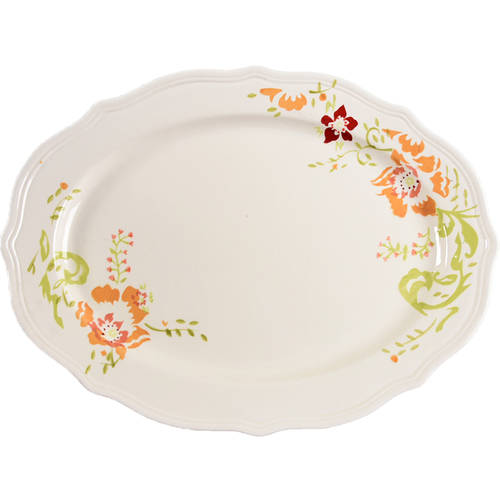 Citrus Blossoms 16" Oval Serving Platter