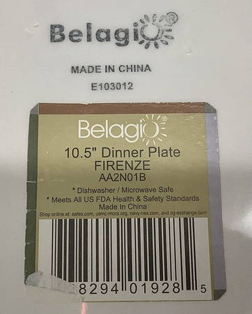 Firenze Dinner Plate