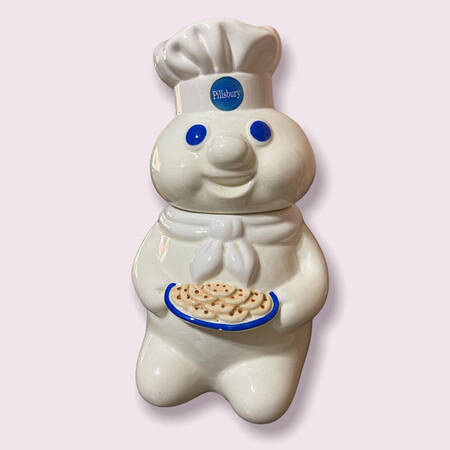 Pillsbury Doughboy Cookie Jar & Lid