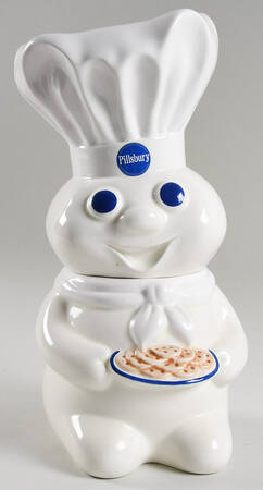 Pillsbury Doughboy Cookie Jar & Lid