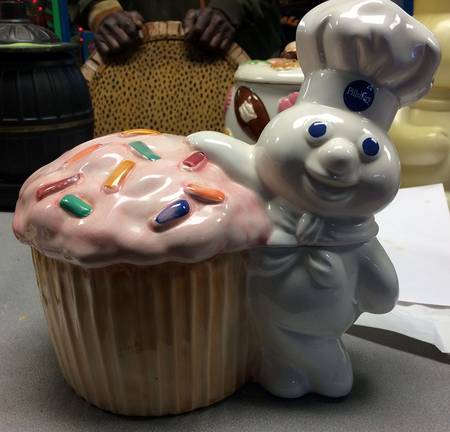 Pillsbury Doughboy Cookie Jar & Lid