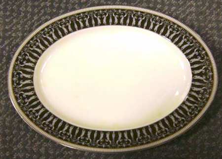 Holland Platinum 13" Oval Serving Platter