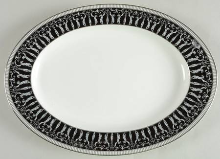 Holland Platinum 12" Oval Serving Platter