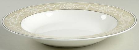 Satinwood Rim Soup Bowl