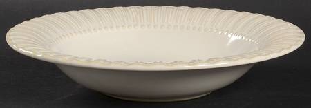 BMA13 Ivory Large Rim Soup Bowl