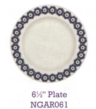Auricula Bread & Butter Plate