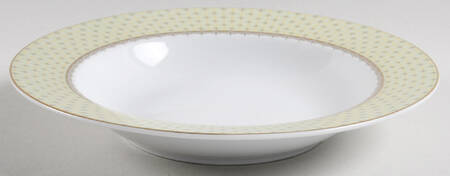 B1L2 Green Large Rim Soup Bowl