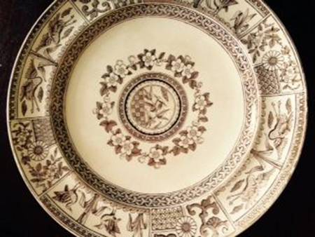 Kioto Brown Salad Plate