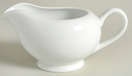 Everyday White (Porcelian) Gravy Boat