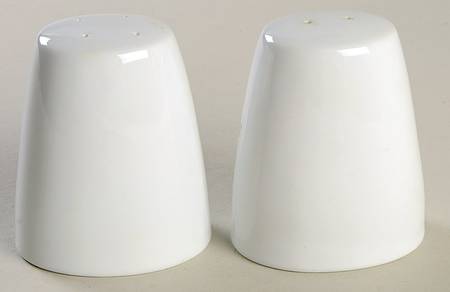 Everyday White (Porcelian) Salt & Pepper Set