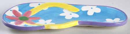 Fabulous Flip Flops Appetizer Plate