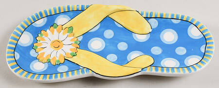 Fabulous Flip Flops Appetizer Plate