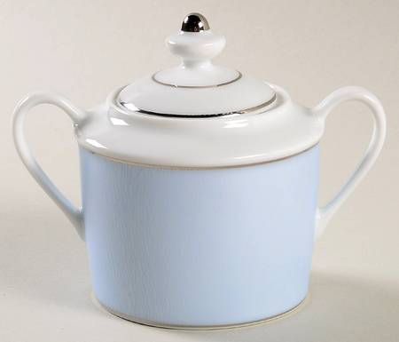 Dune Blue Sugar Bowl & Lid