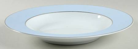 Dune Blue Large Rim Soup Bowl