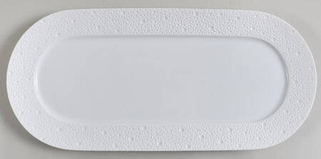 Ecume White Oblong Cake Plate