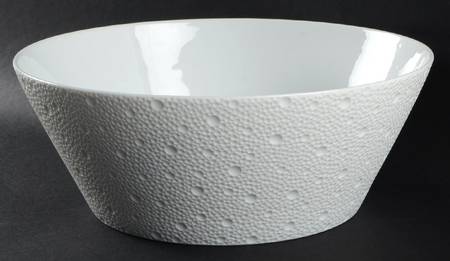 Ecume White 9" Salad Serving Bowl