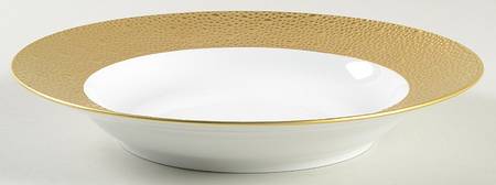 Ecume Gold Large Rim Soup Bowl