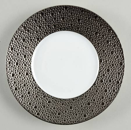 Ecume Silver Bread & Butter Plate by Bernardaud