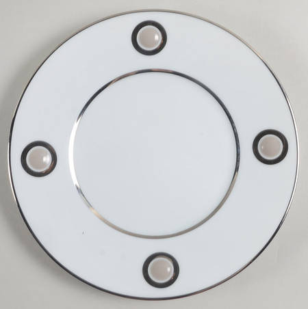 Ithaque Platinum Salad Plate