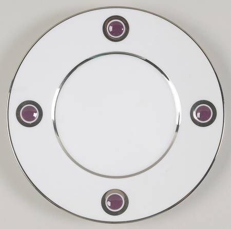 Ithaque Platinum Salad Plate