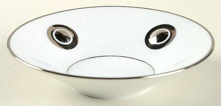 Ithaque Platinum Saucer for Flat Cup