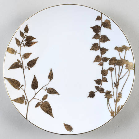 Vegetal Gold Salad Plate