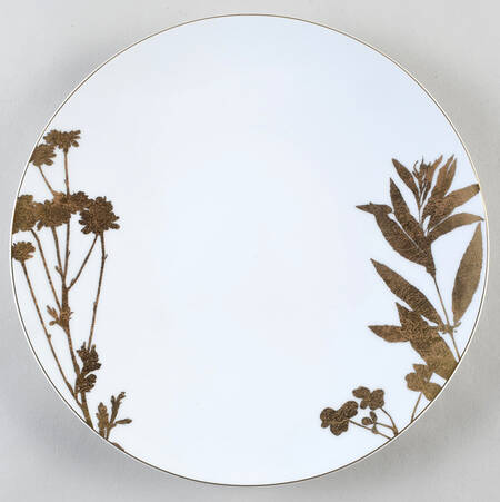 Vegetal Gold Dinner Plate